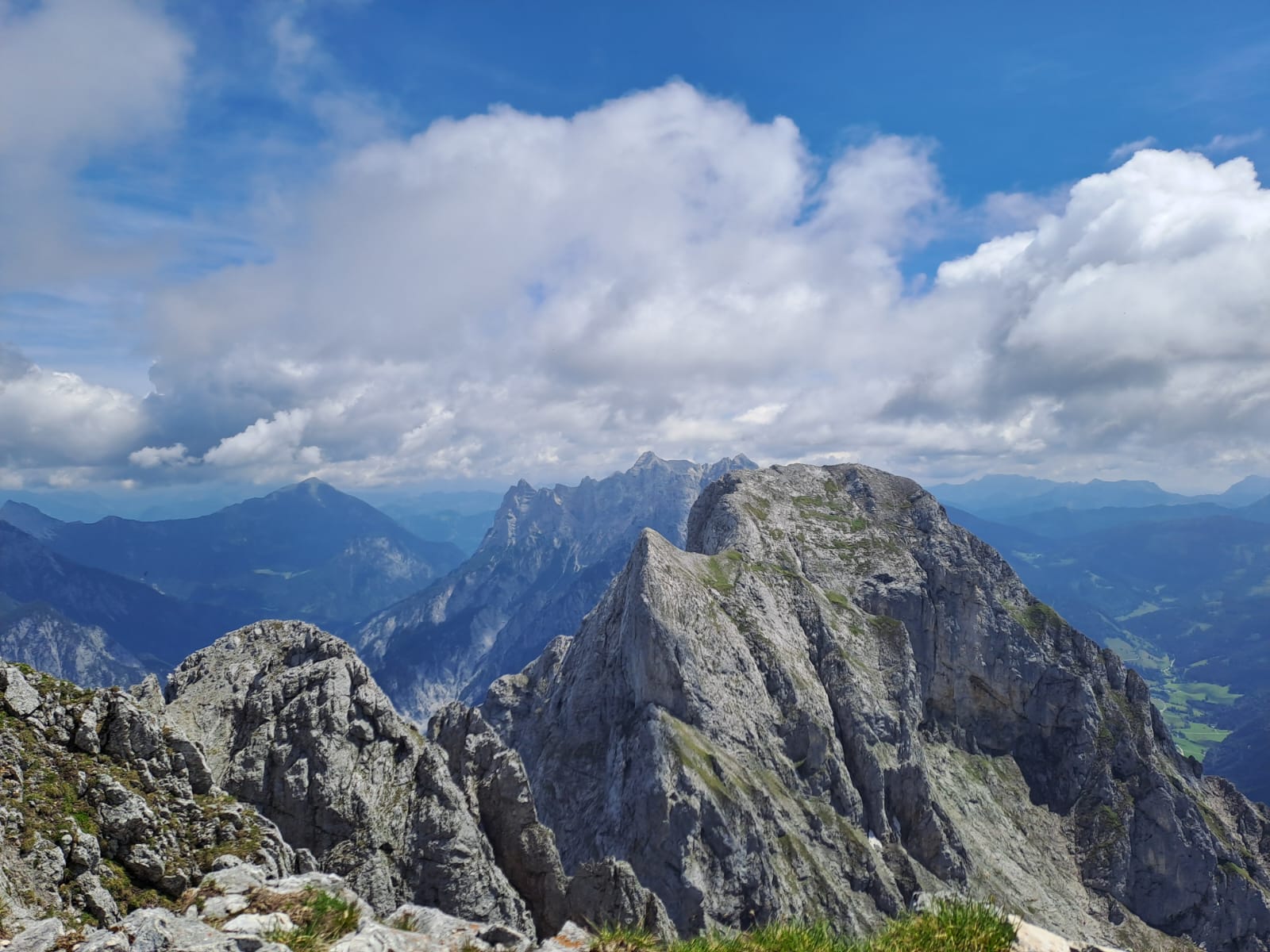 Hahnstein, Kreuzkogel, Riffel, Sparafeld und Kaibling
