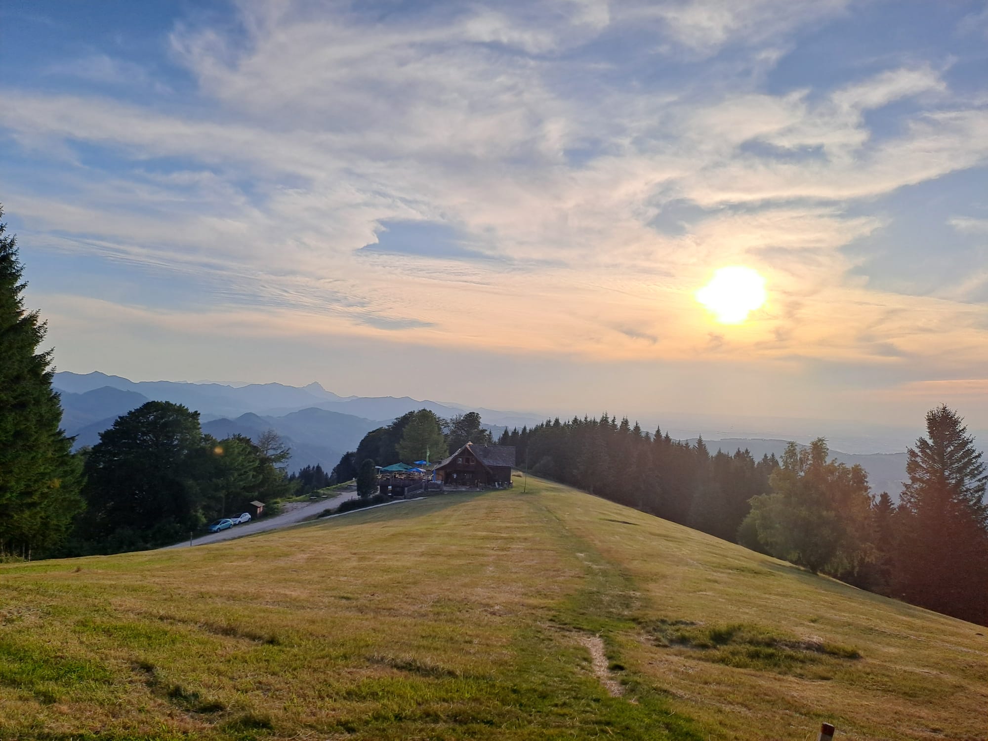Hochbuchberg (1273m) und Grünburger Hütte